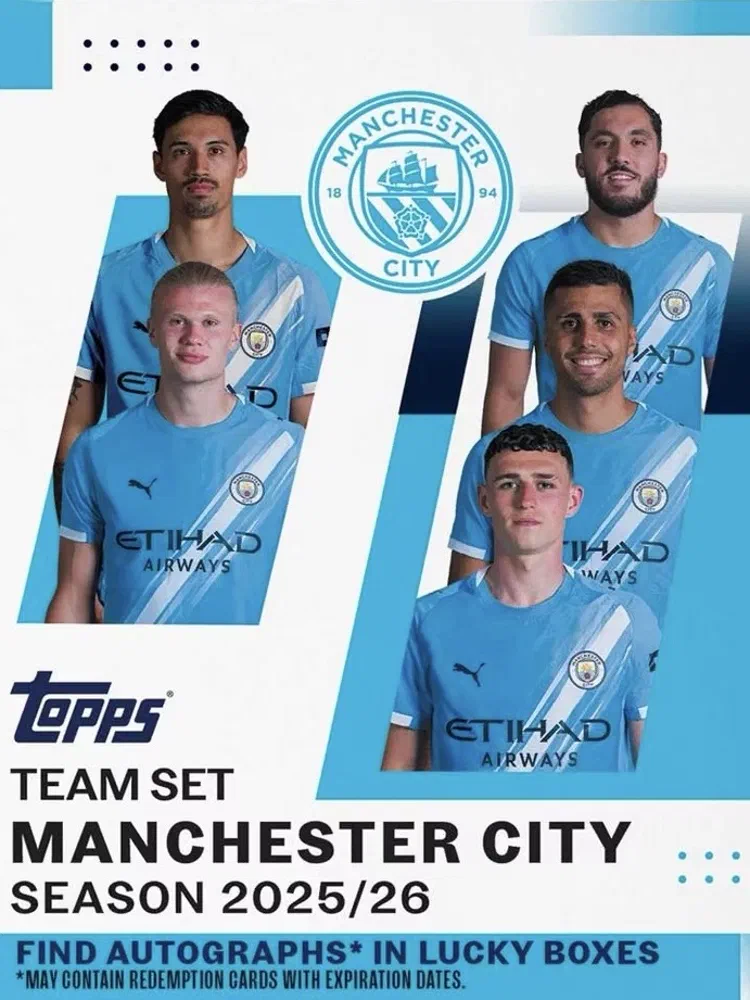 Topps Manchester City Team Set 2025-2026