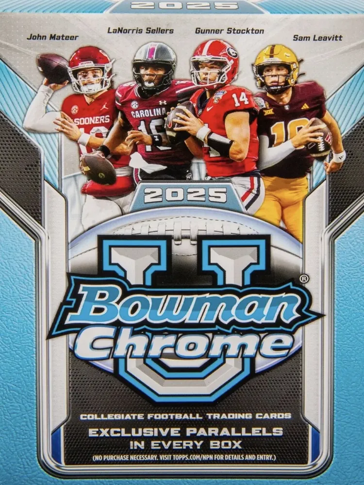 Bowman University Chrome Football 2025