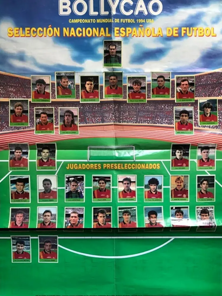Bollycao Selección Nacional Española de Fútbol USA 1994 