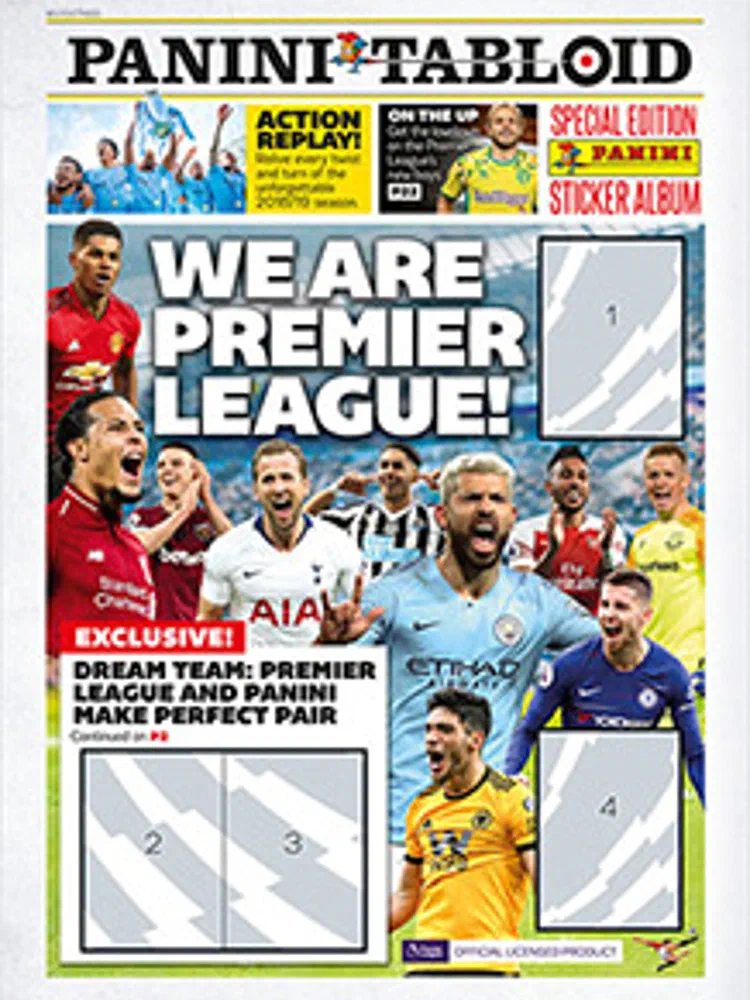 Panini Tabloid Premier League 2019